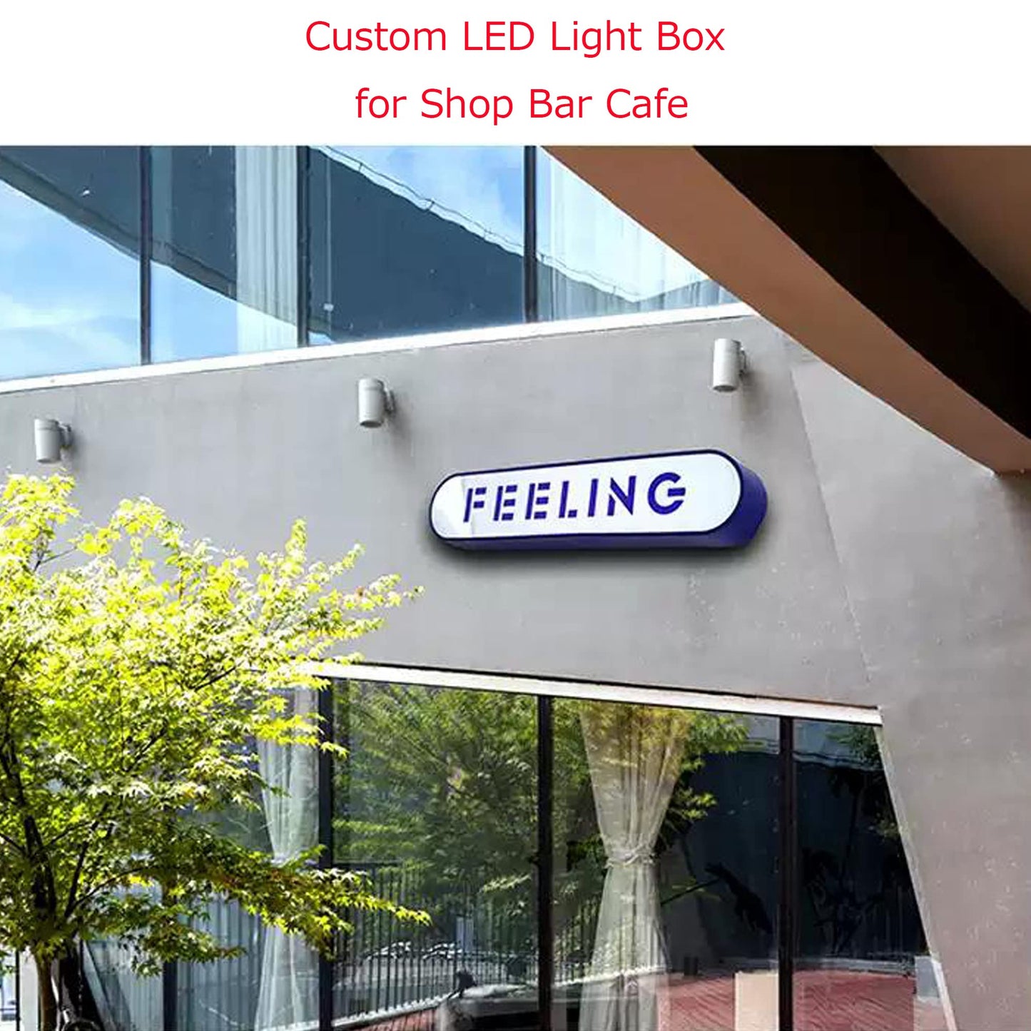 Personalized LED Light LOGO Box,Custom LED Light Box for Shop Bar Cafe Room Decor Wall Home Aesthetic Bedroom Christmas Party Birthday Wedding Gifts Letter Logo Signs